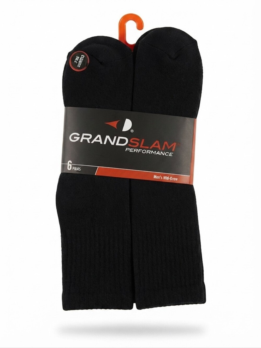 NWT Grand Slam Performance Mid-Crew Socks (6 Pairs)